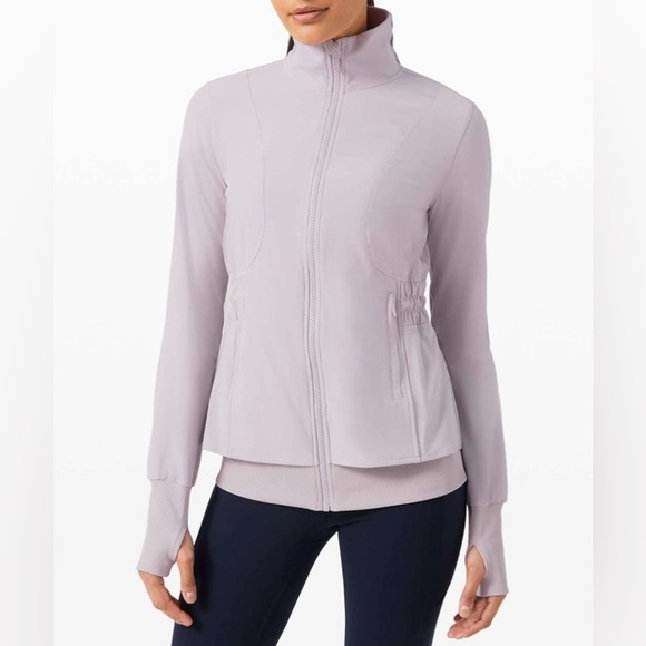 Lululemon Sights Seen Sweat Wicking Jacket in Iced Lilac No Bulk Lightweight - Picture 1 of 11